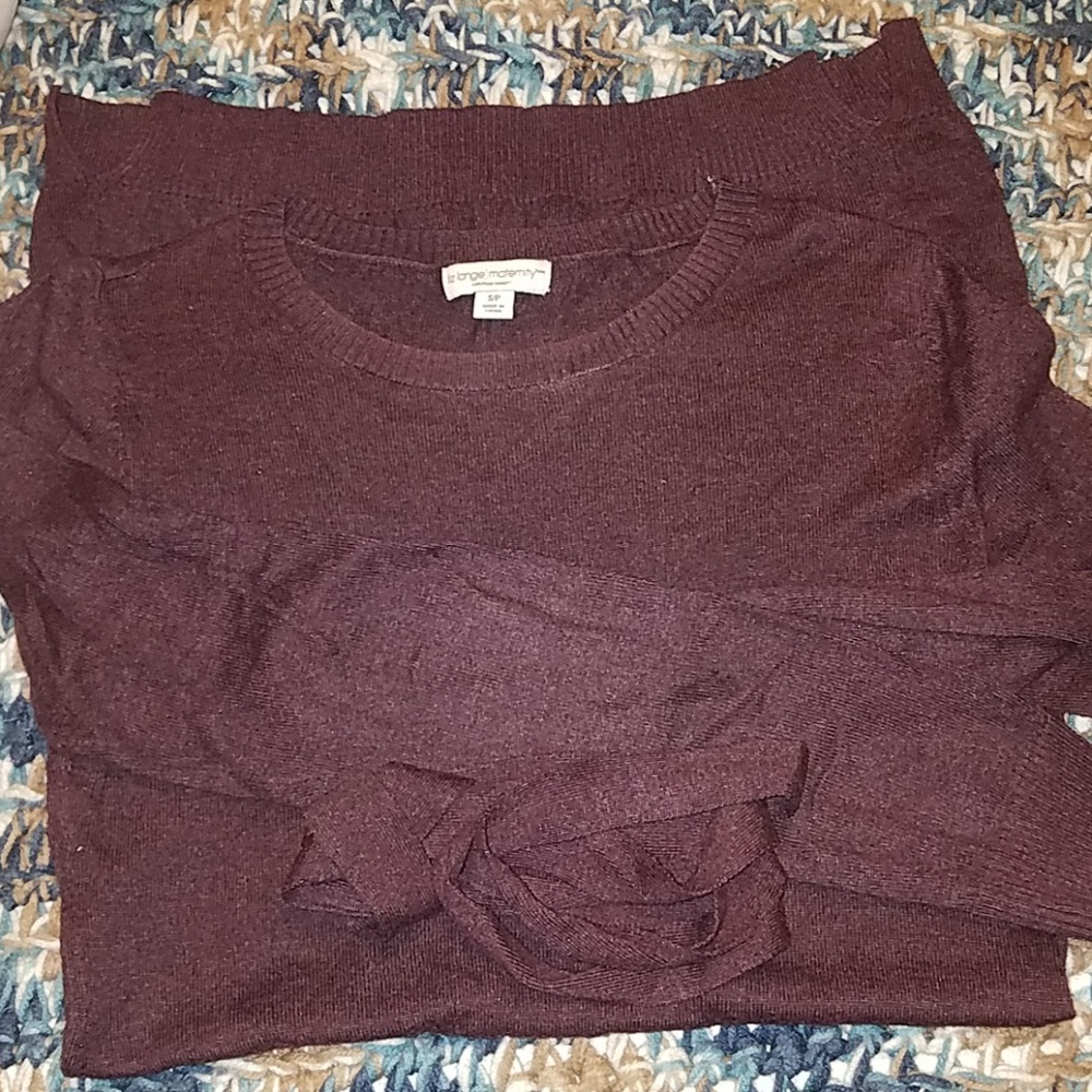 Maternity tunic sweater
